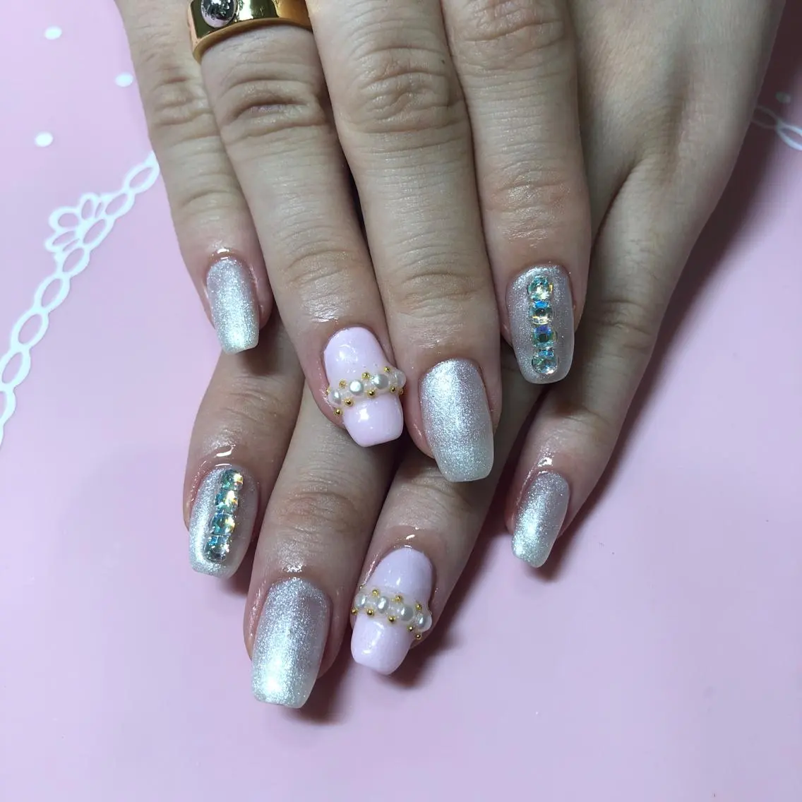 ショート ネイル ハンドネイル 《LB》ラブリエ Nail&eyeのマツエク・マツパデザイン