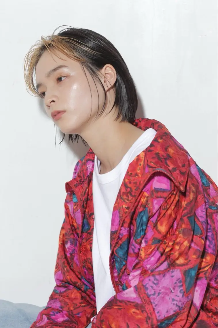 カラー megumi ⭐︎のヘアスタイル