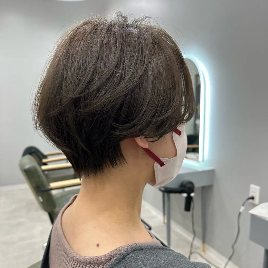 ショート ショートヘア 白石 心愛のヘアスタイル
