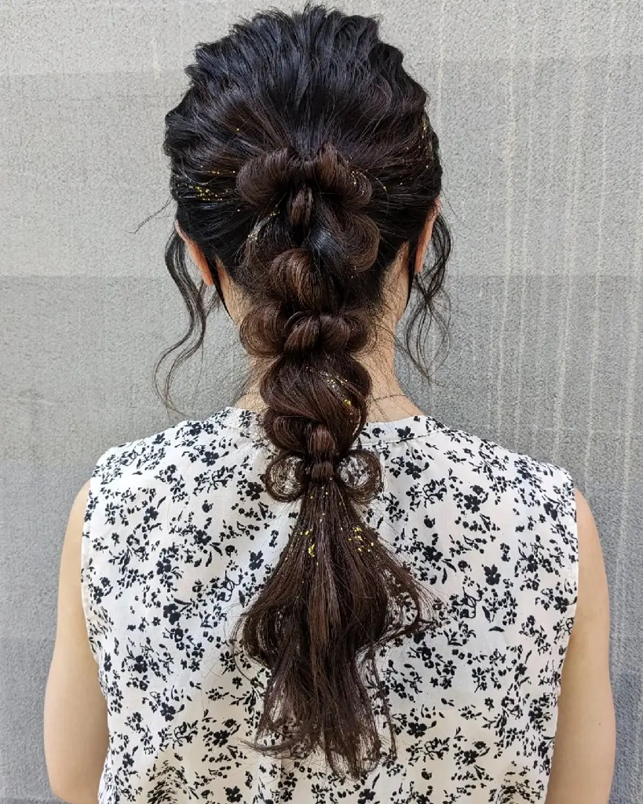 ロング ヘアアレンジ 育てる髪質改善🩵 naoko🩵南行徳のヘアスタイル