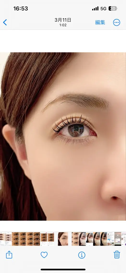 マツエク・マツパ 森 奈菜のマツエク・マツパデザイン