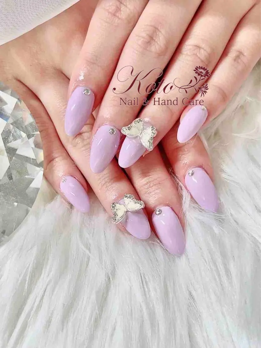 ネイル 長さ出し ジェルネイル 持ち込み ニュアンスネイル ワンカラーネイル ハンドネイル Nail Salon KOTOのネイルデザイン