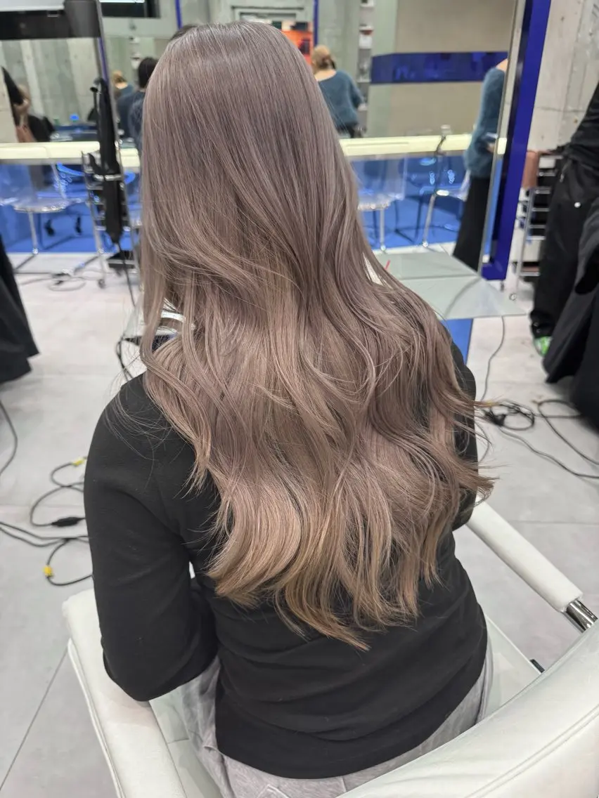 ロング カラー カット ヘアカラー 似合わせ×ブリーチダ ブルカラー渋谷/大雅のヘアスタイル