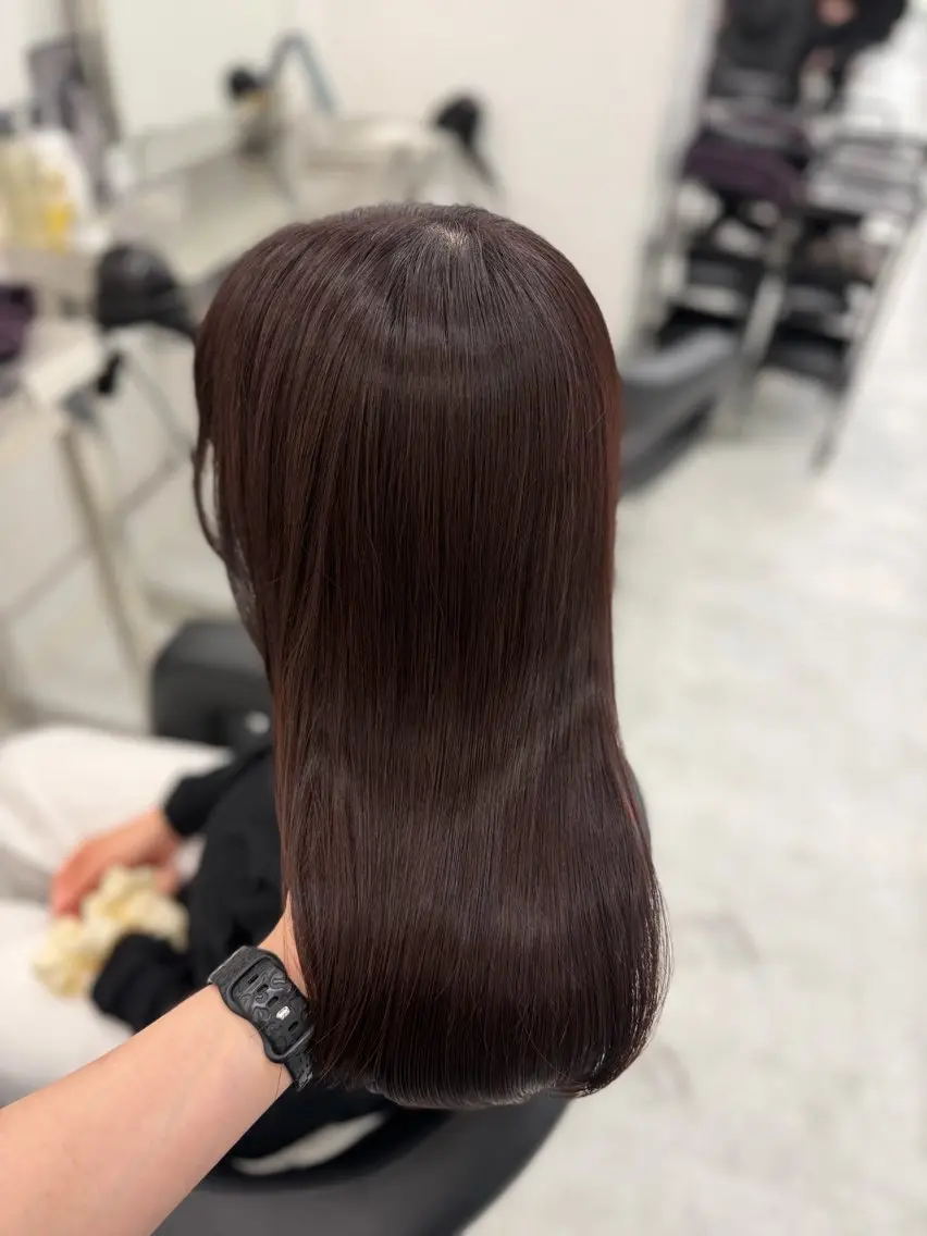 カラー ヘアカラー トリートメント 透明感カラー🎀艶髪 Anju/渋谷🎀のヘアスタイル