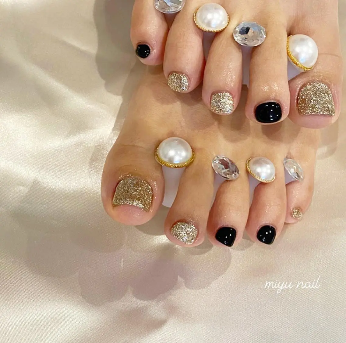 ネイル フットネイル oreo salon miyu 池袋のネイルデザイン