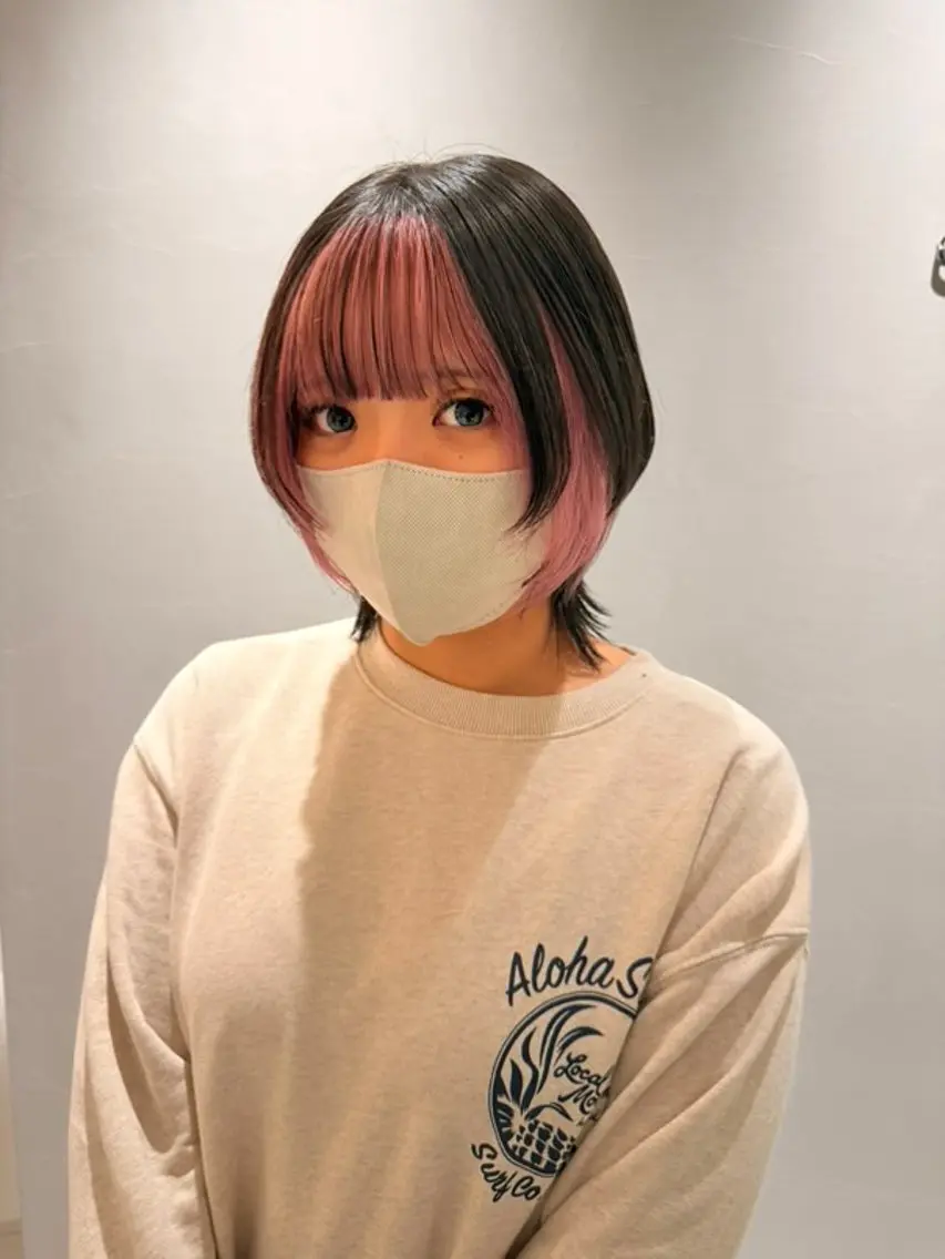 ミディアム カット ヘアカラー ✨🩵波多野 来実🩵✨のヘアスタイル