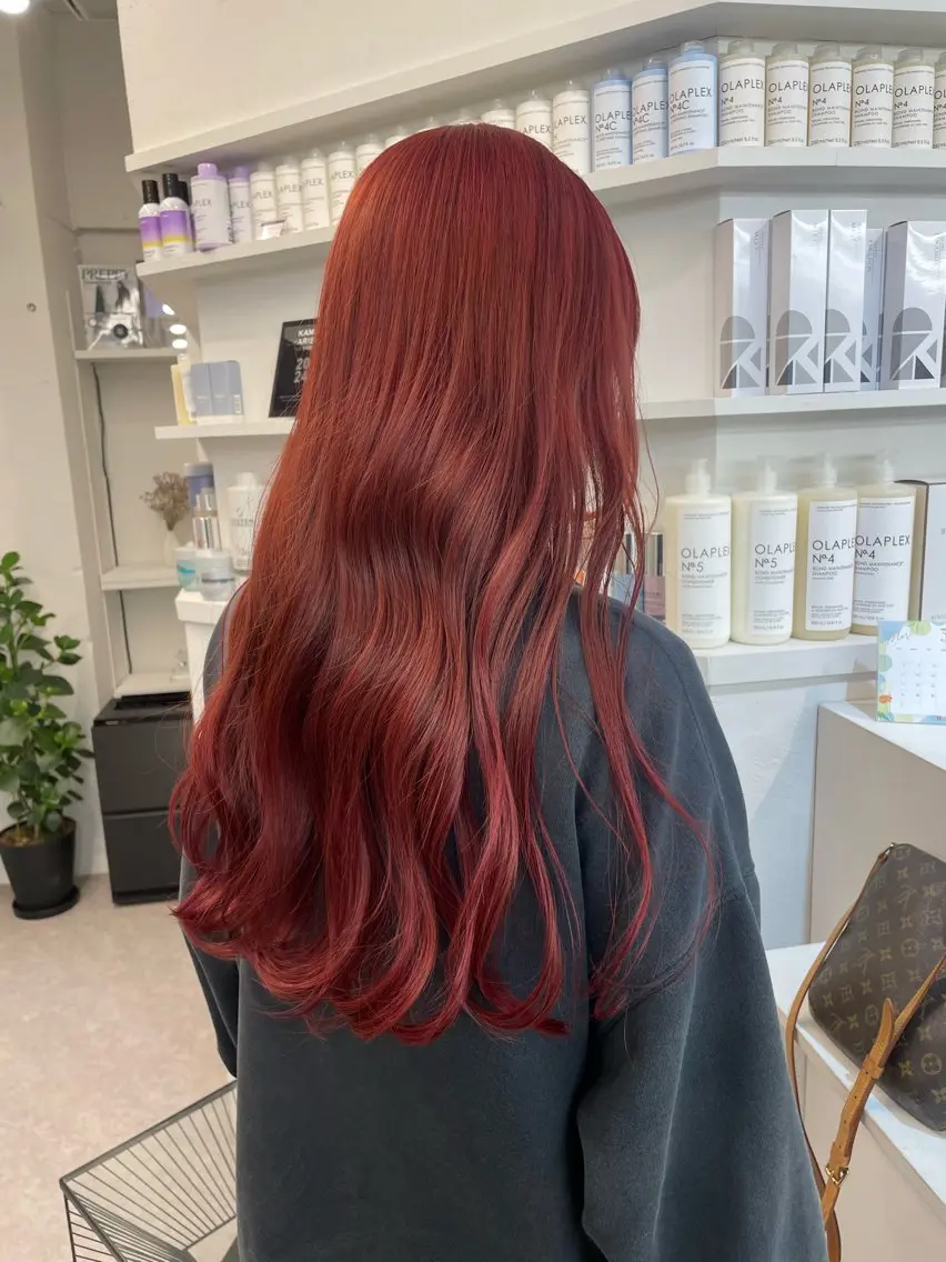 ロング カラー 💍モテる艶髪 透明感カラー💖のヘアスタイル