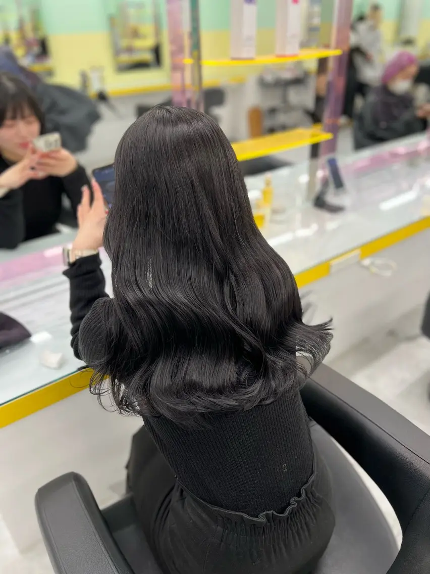 カラー ヘアカラー トリートメント 暖色✖️韓国ヘア 🥀SAHO🥀のヘアスタイル