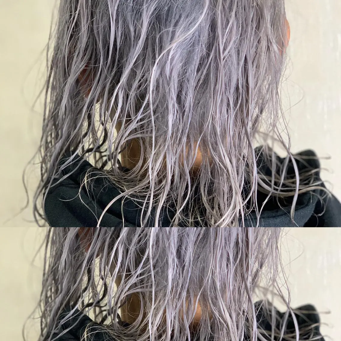 ミディアム カラー アッシュ シルバー シルバーアッシュ LUXBE LUCEのヘアスタイル