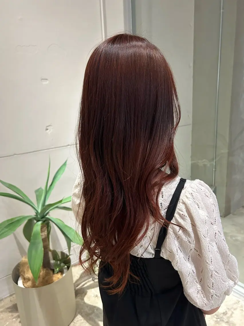 ロング カラー ヘアカラー キノシタ ユウナのヘアスタイル