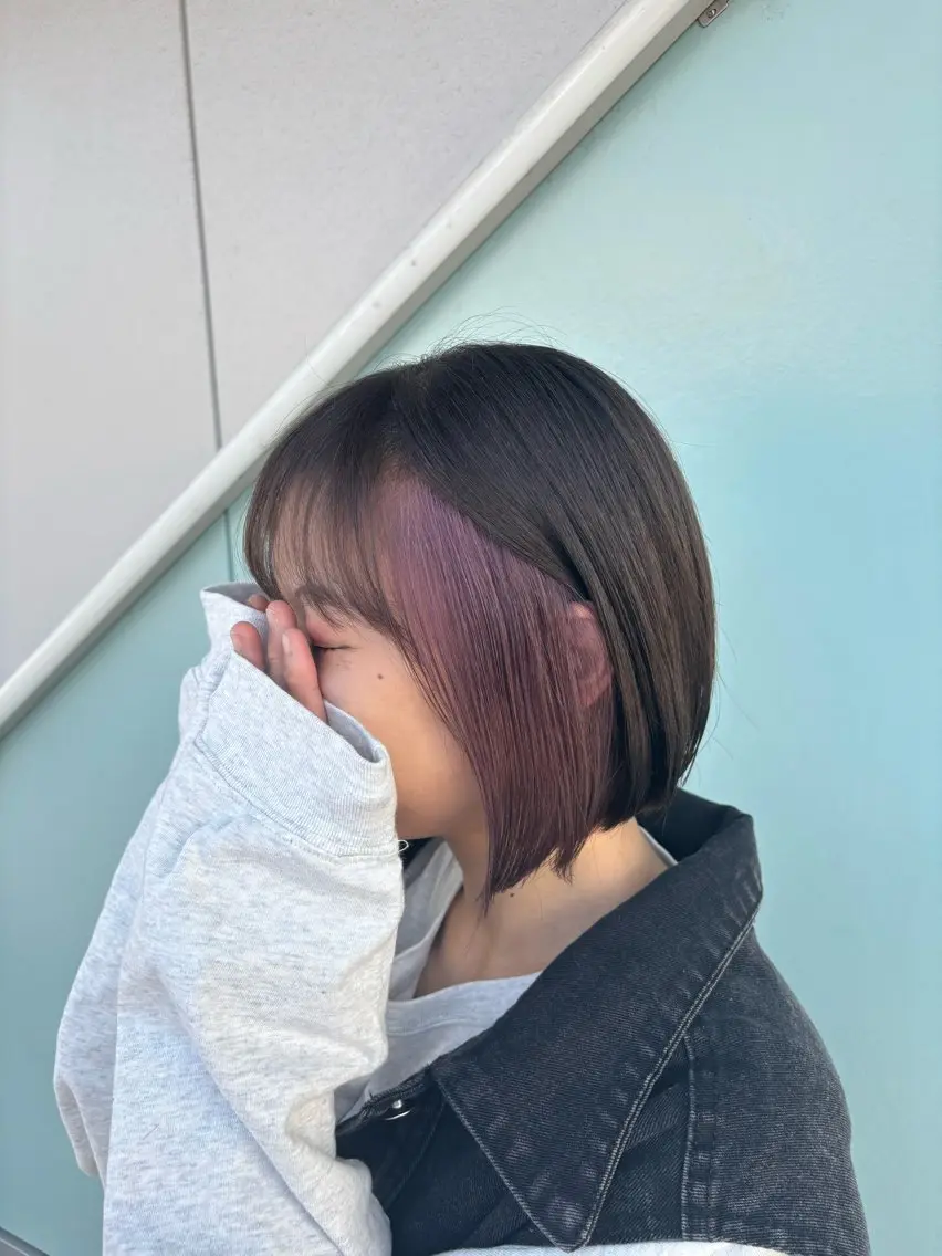 ミディアム ボブ earth新宮 Jesikkaのヘアスタイル