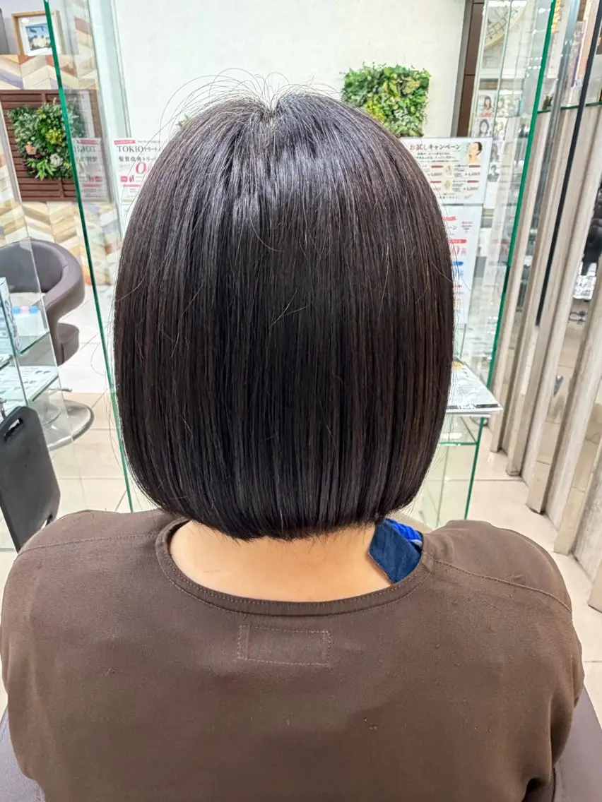 ショート くせ毛 髪質改善 縮毛矯正 トリートメント 酸性ストレート 縮毛矯正/髪質改善 kazu🐰のヘアスタイル