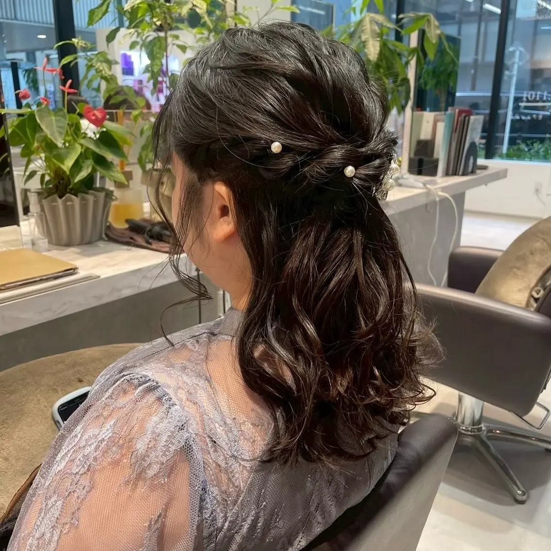 ヘアアレンジ ヘアセット 佐々木 玲のヘアスタイル
