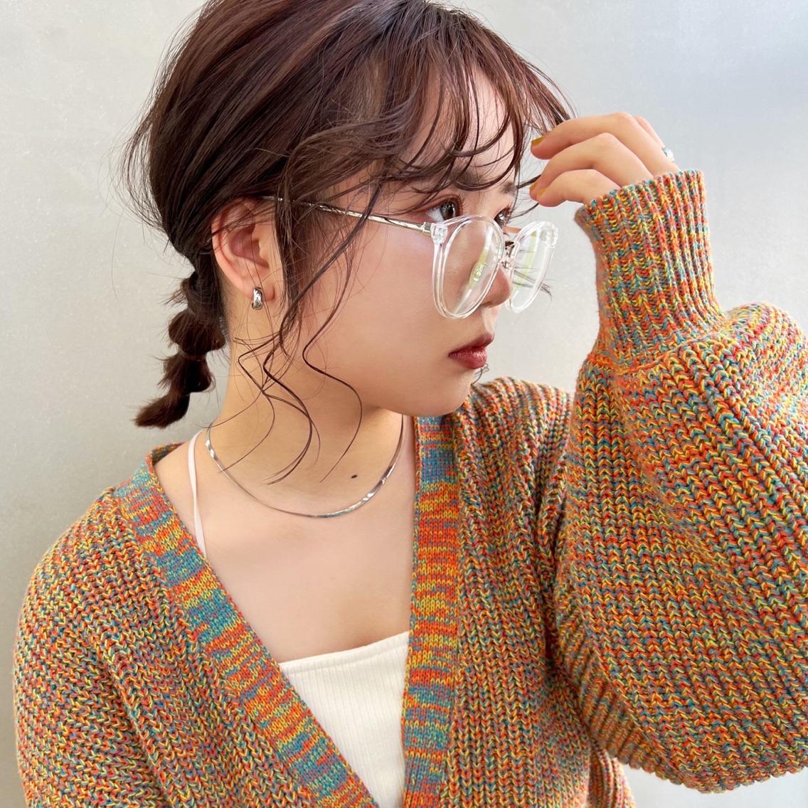 ミディアム カット ヘアカラー 似合わせが得意 村松慧汰のヘアスタイル