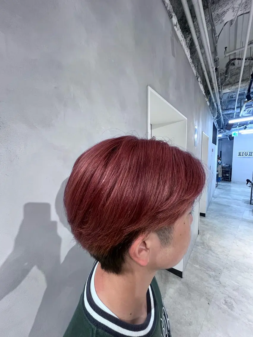 ショート メンズ ハイトーンカラー/ 田中和磨のヘアスタイル
