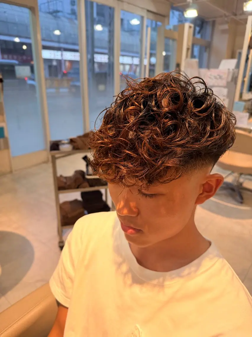 ショート カット パーマ LITA住吉 そらのヘアスタイル