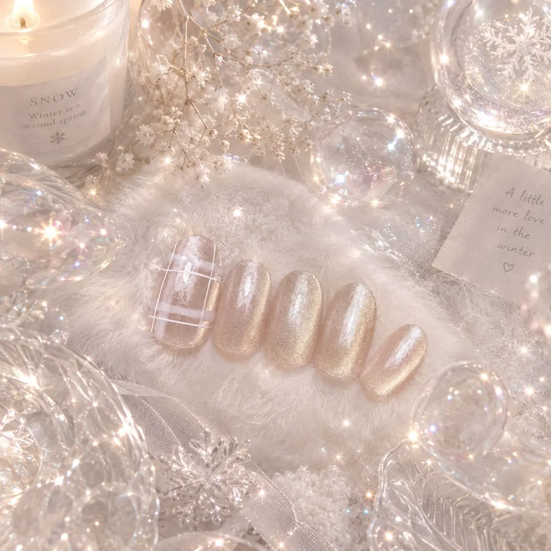 ネイル 氷ネイル・うるうるネイル マグネットネイル ハンドネイル chai nail + eye📍鶴橋のネイルデザイン