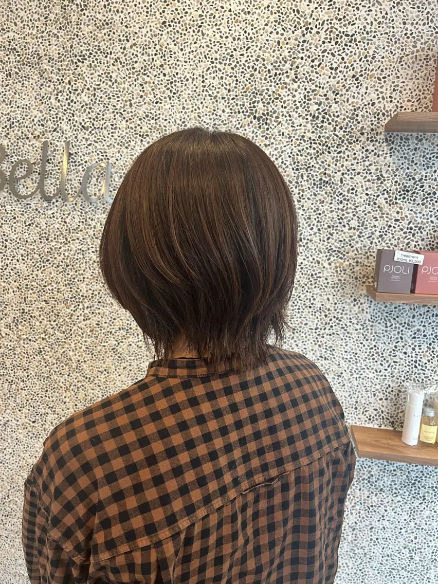 ミディアム レイヤーカット 🐣無料カット🐣 こばやし なおのヘアスタイル