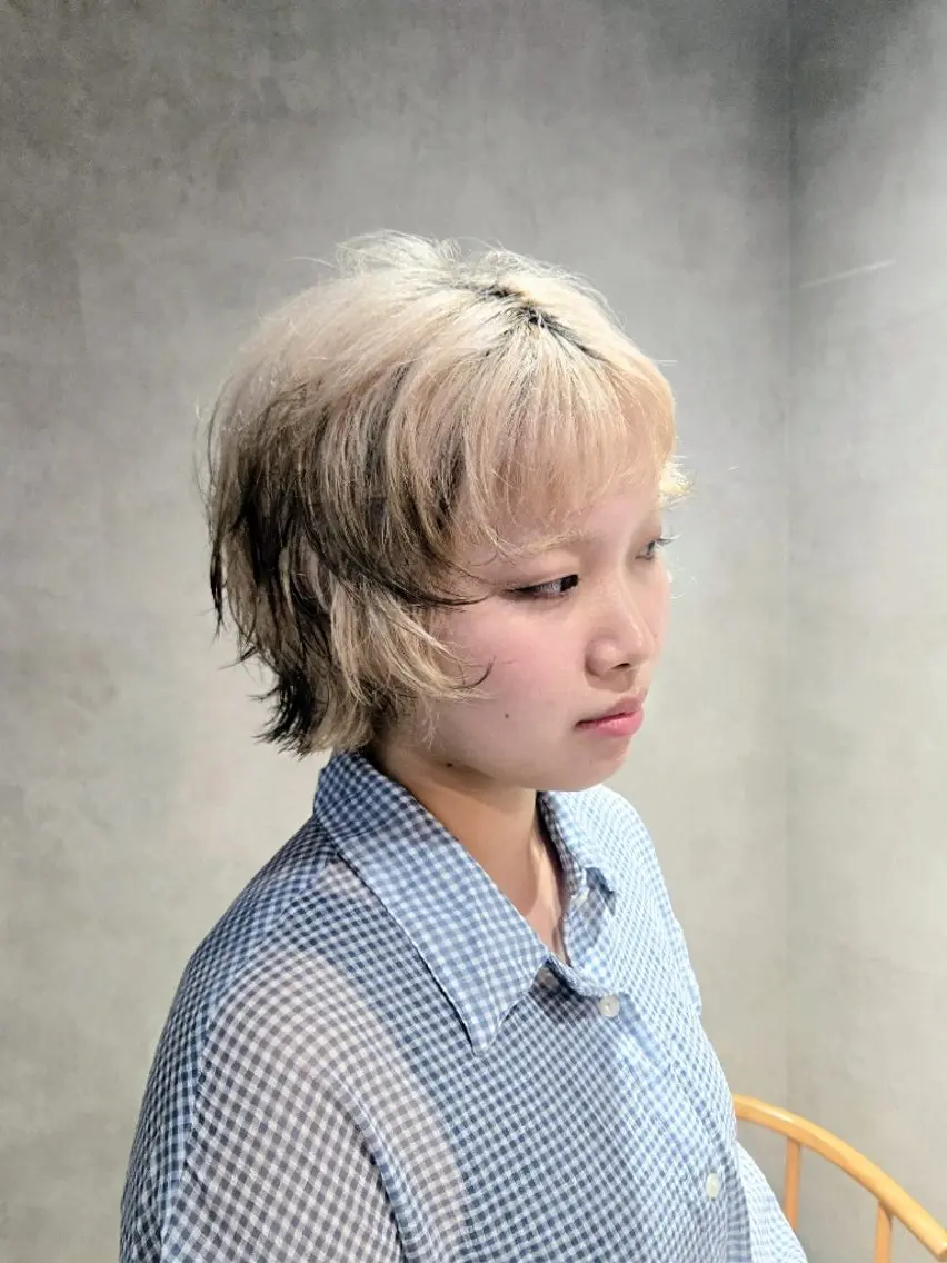 ショート くせ毛 ショートヘア enx 渡邊 愛結🎀のヘアスタイル