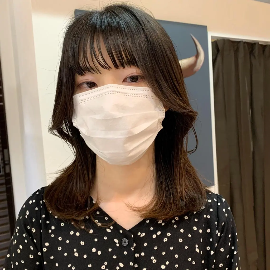 セミロング くびれヘア 【韓国風くびれヘア】 joule小木曽輝のヘアスタイル