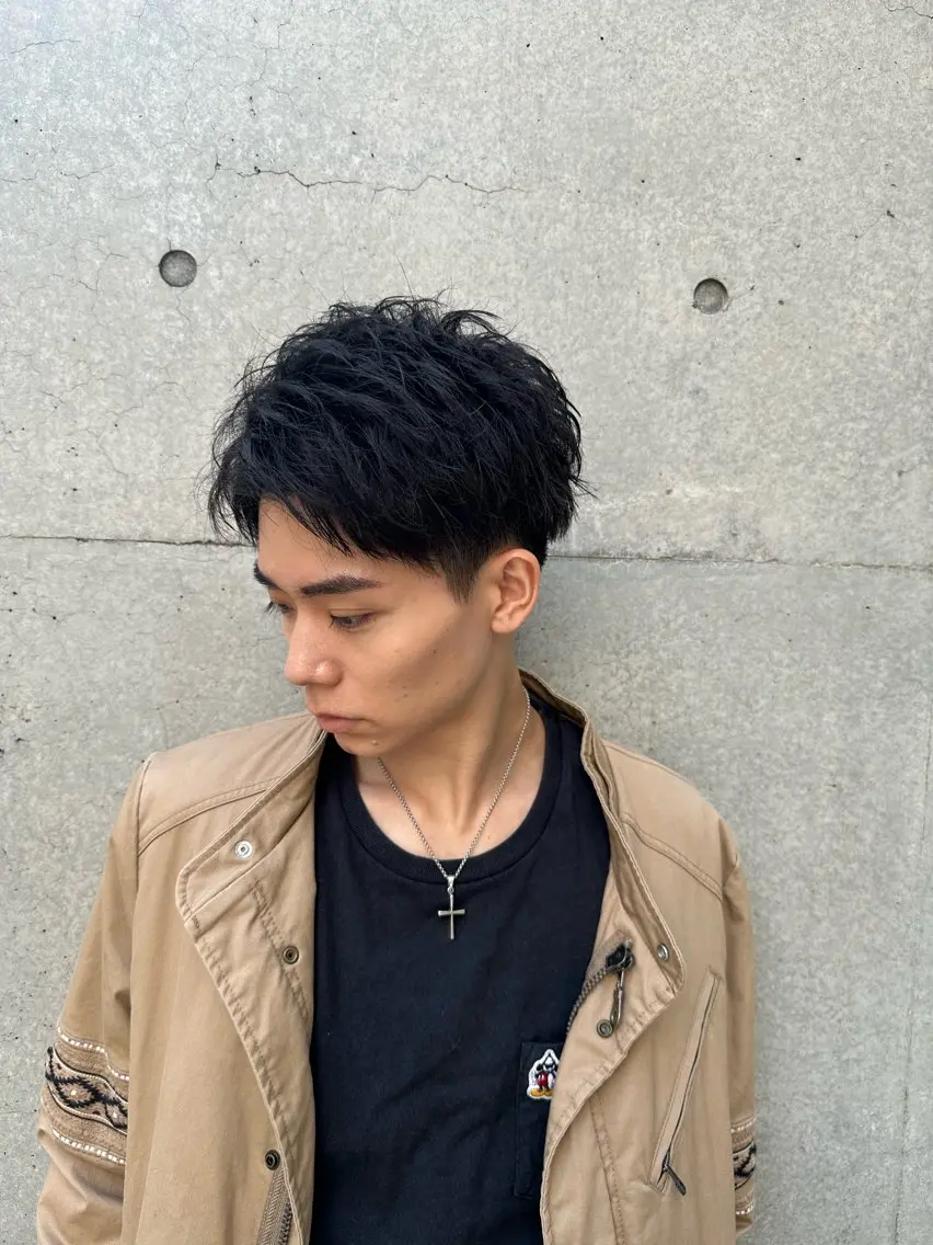 ショート メンズ アップバング ⚡️ショート特化⚡️ ATARUのヘアスタイル