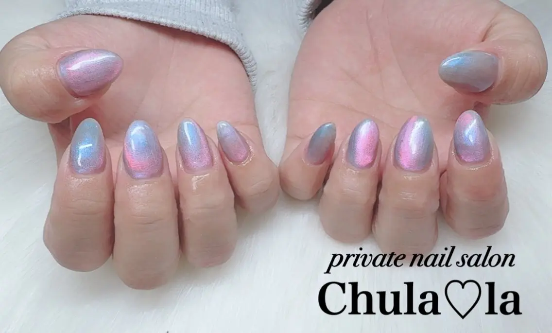ネイル マグネットネイル ハンドネイル Chula♡la 豊見城市高安のネイルデザイン