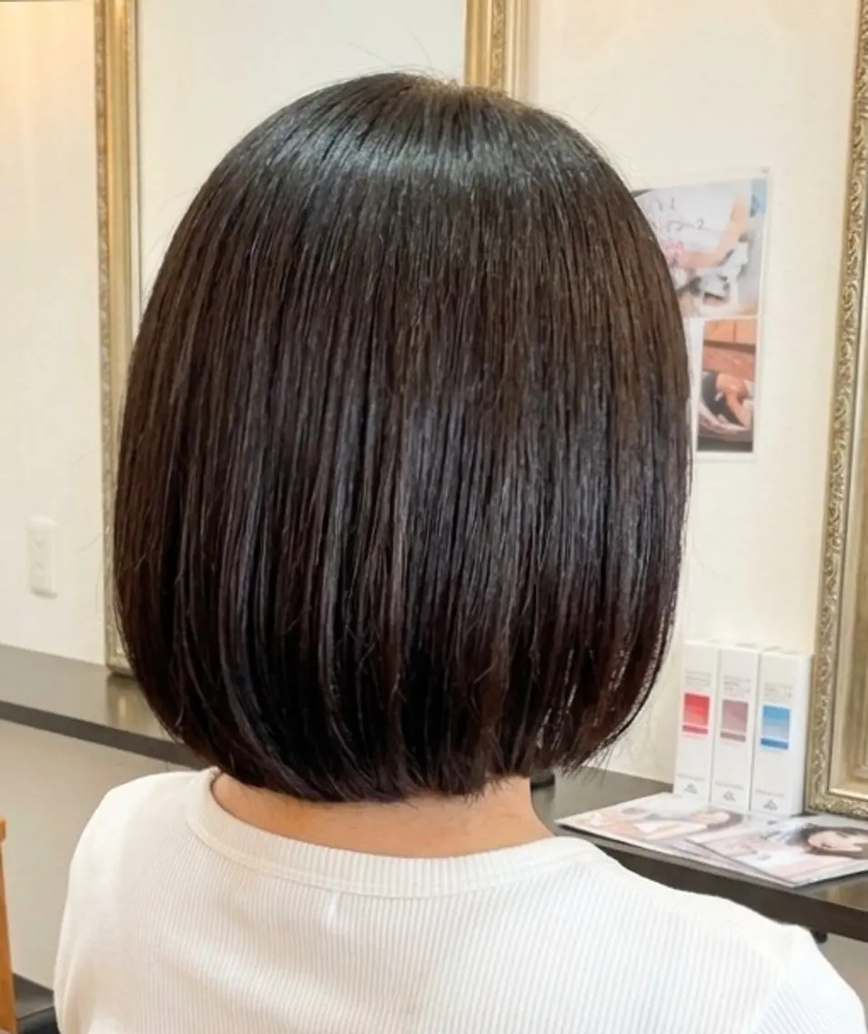 ミディアム ボブ Ｒ＆Ｒ倉敷店 TOMOCOのヘアスタイル