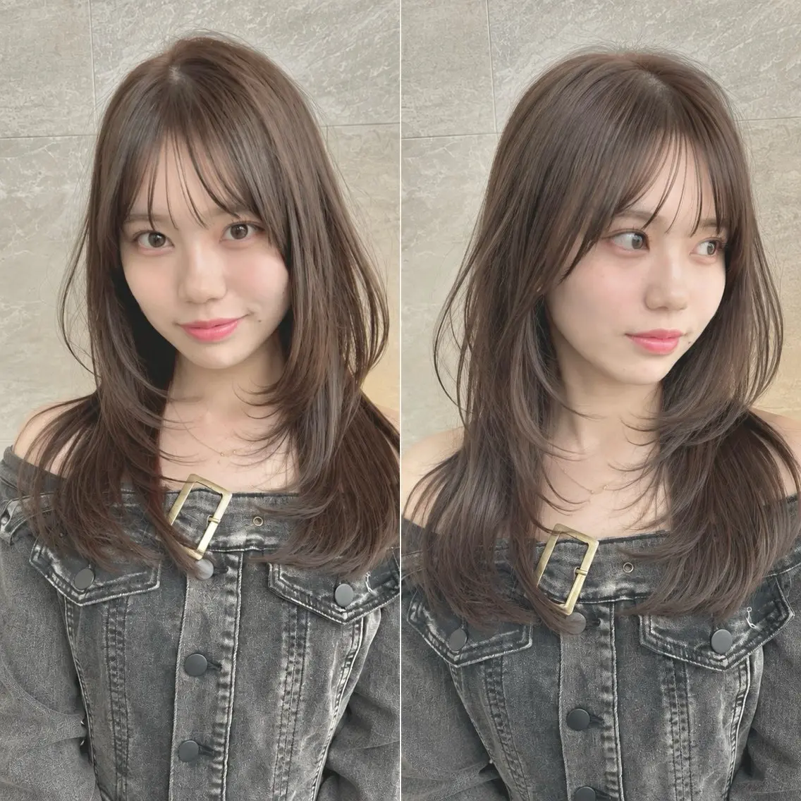 カラー カット ヘアカラー トリートメント 縮毛矯正/透明感 カラー/おばかんのヘアスタイル