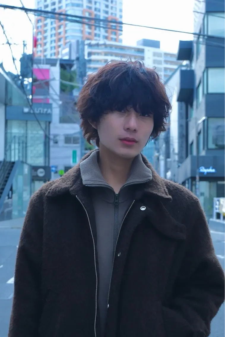 パーマ メンズ カット パーマ 渋谷パーマNo.1 うえちりくのヘアスタイル