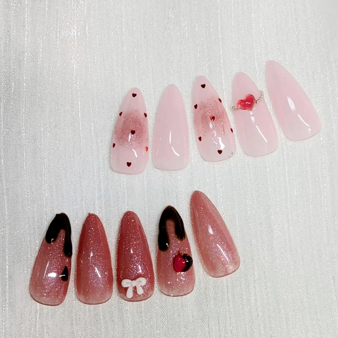 ネイル バレンタイン as.nail あやのネイルデザイン