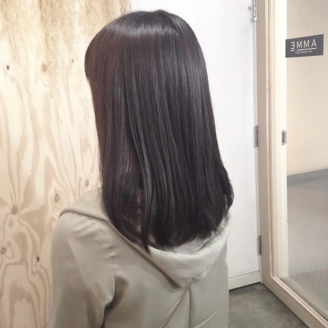 ミディアム カラー アッシュ ブルーカラー ブルーアッシュ 💎髪質改善💎 デザイナーshinのヘアスタイル