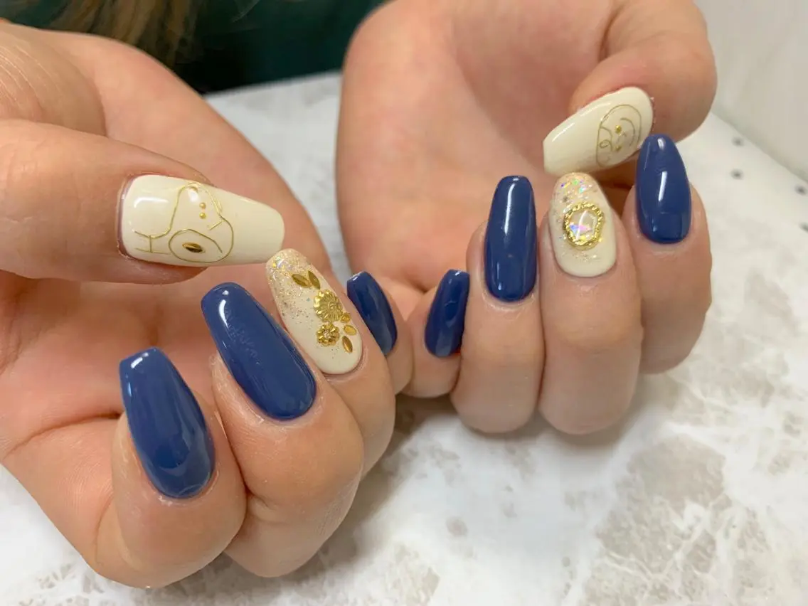ネイル ブラウン LULU LIMAのネイルデザイン