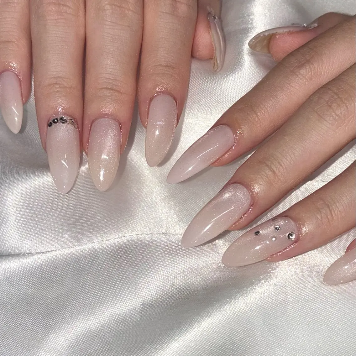 ネイル ジェルネイル マグネットネイル ハンドネイル Nail ヌシん家 AKANEのネイルデザイン