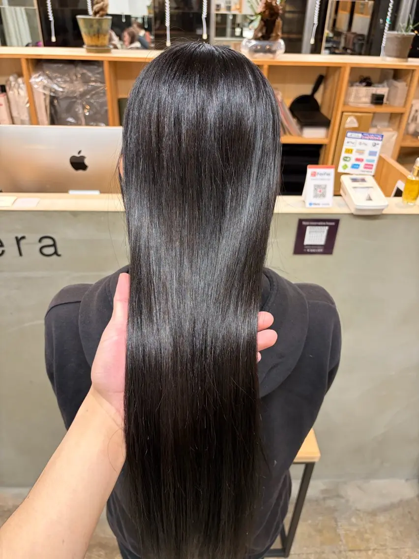 ロング カット ヘアカラー 坂田 春樹のヘアスタイル