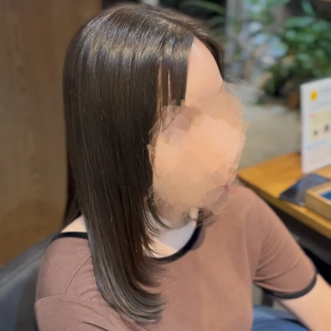 ミディアム カラー 透明感カラー グレージュ オリーブグレージュ オリーブグレー オレンジ ヘアカラー Hair ruup /  マイナのヘアスタイル