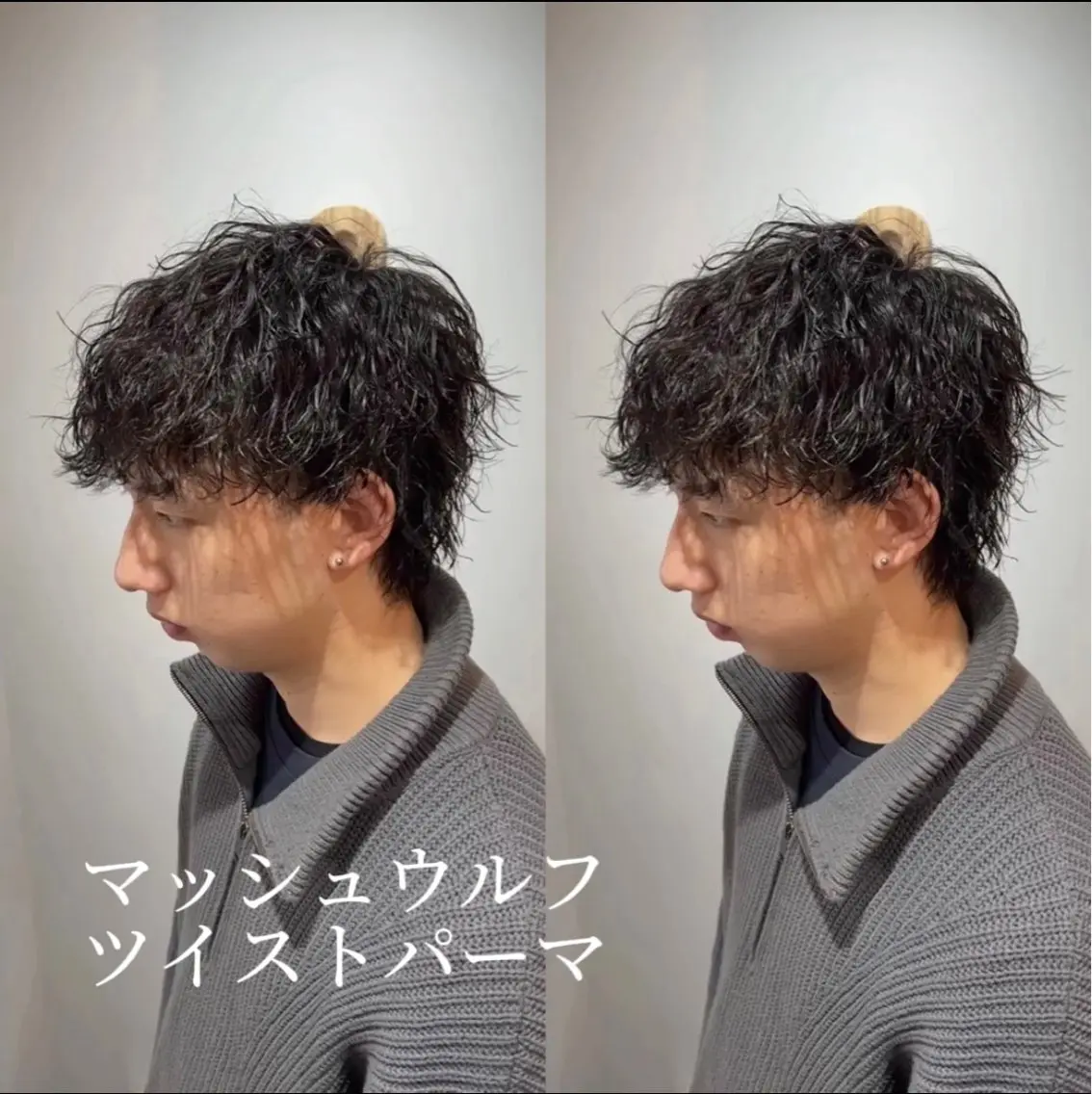 パーマ メンズ カット センターパート /植田のヘアスタイル