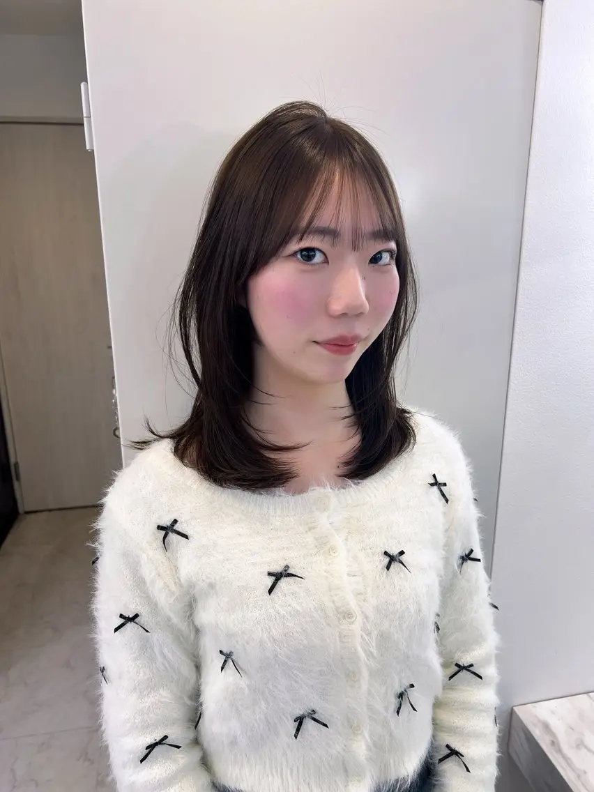 似合わせカット+カラー+髪質改善トリートメント【ウルトワ/ロング料金なし/レイヤーカット】の写真