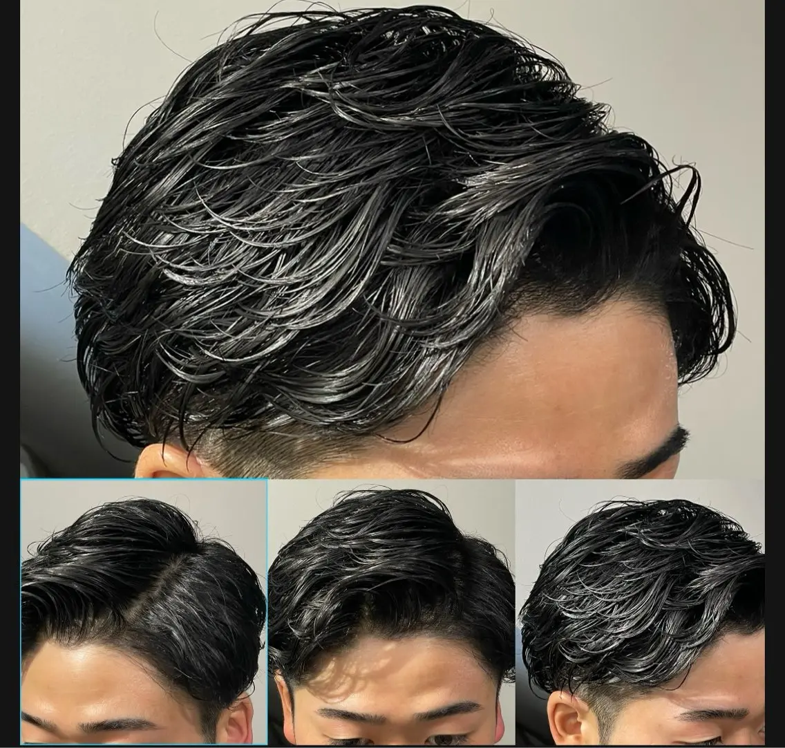 ショート パーマ メンズ メンズパーマ 渡邉 直登のヘアスタイル
