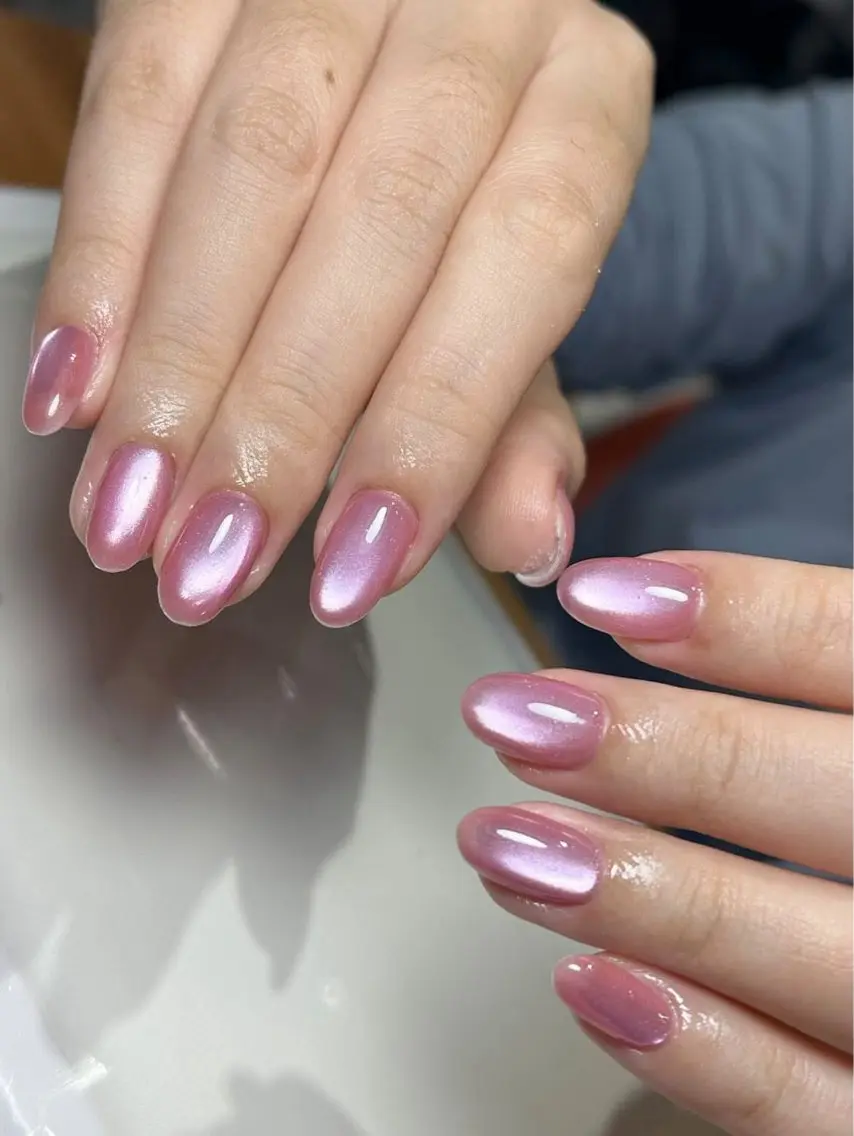 ネイル チークネイル ドット フレンチネイル グラデーション 韓国ネイル ハンドネイル Minette nailrinrinのネイルデザイン