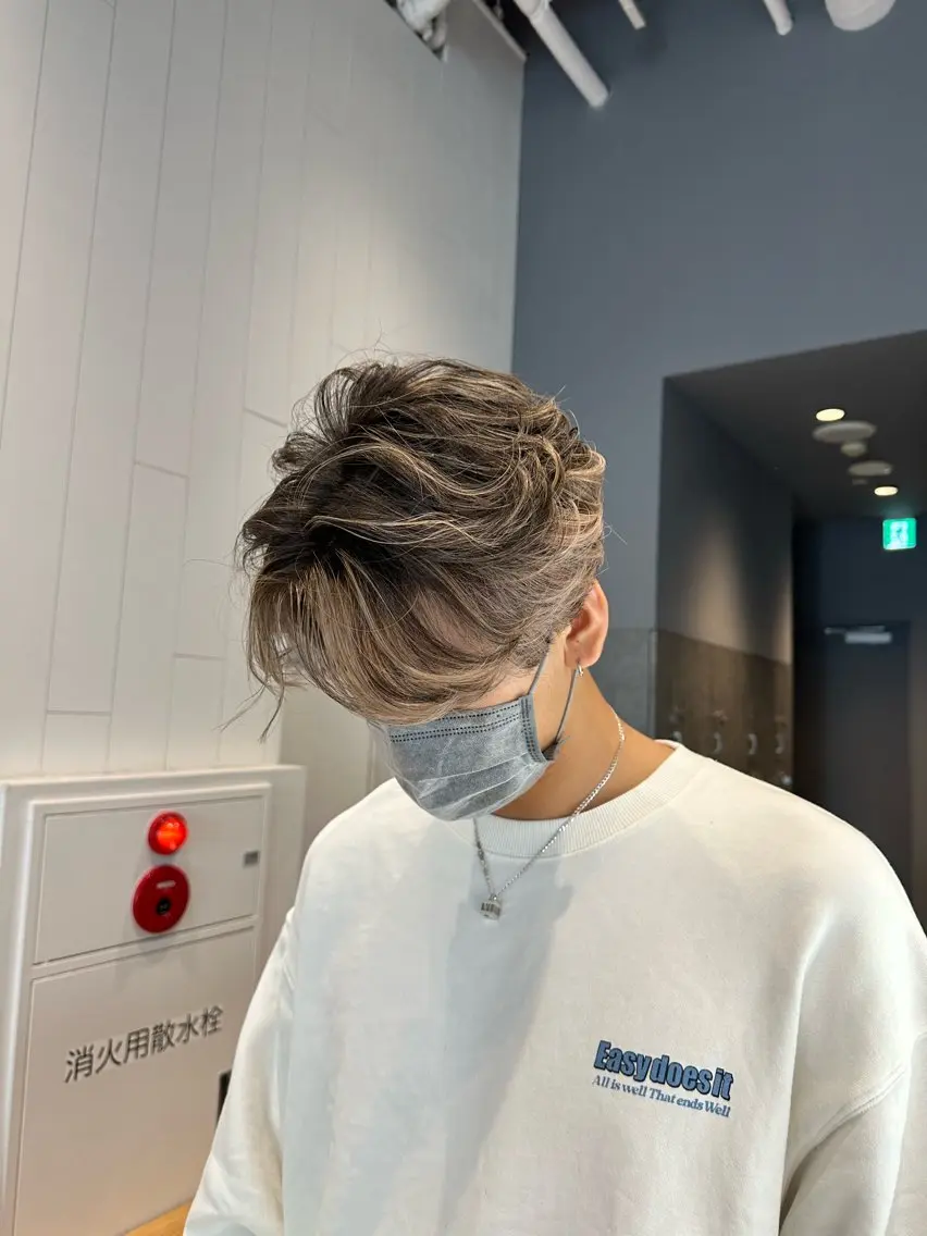 メンズ メンズパーマ 奈良奎汰 メンズカットのヘアスタイル