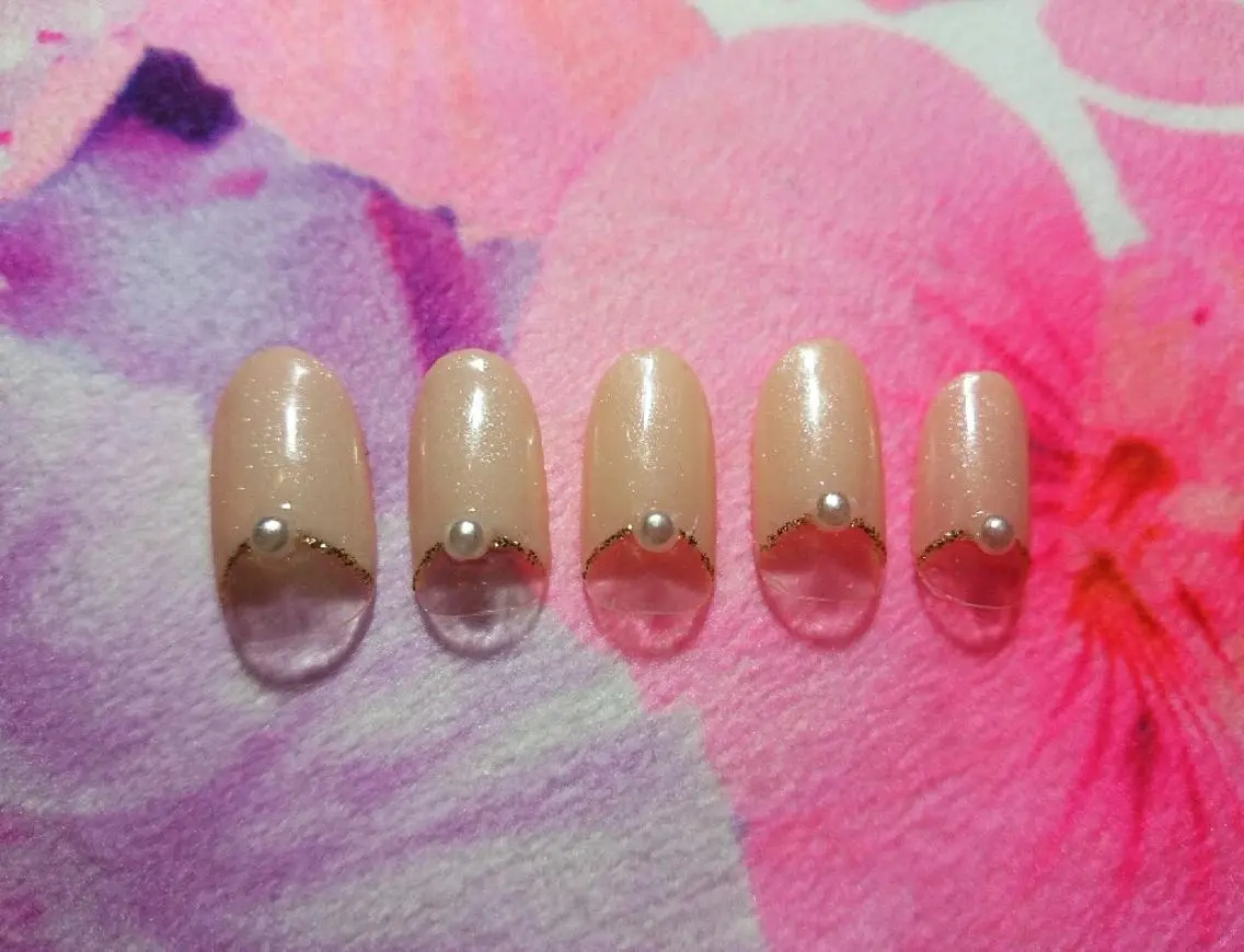 ネイル フレンチネイル シンプルネイル JEWEL nailのネイルデザイン
