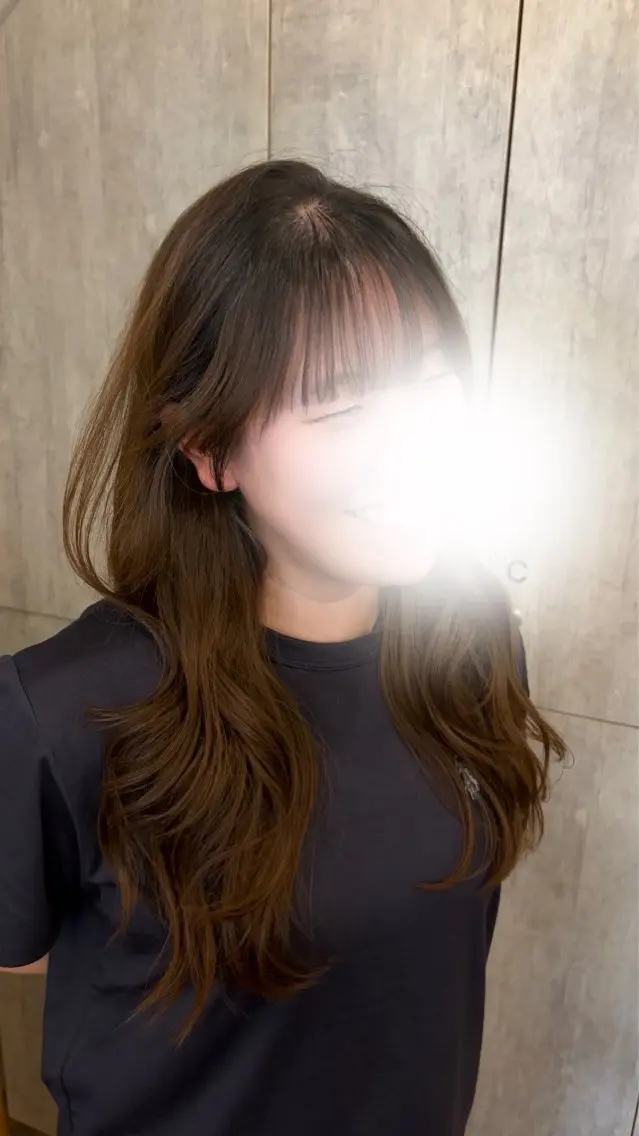 ロング Nishimura nonokaのヘアスタイル
