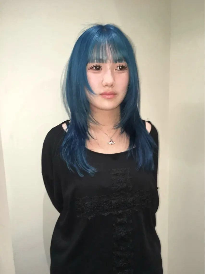 セミロング カラー カット ヘアカラー トリートメント natsuki /HUIのヘアスタイル