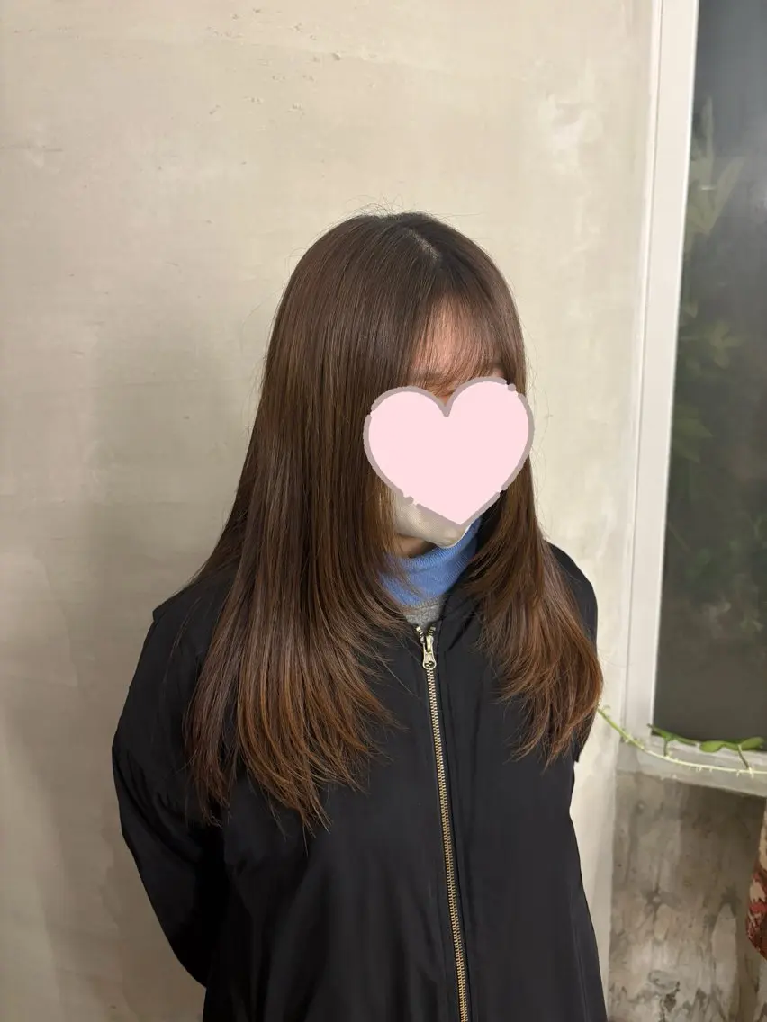 ロング ロングレイヤー レイヤーカット ロング 🎀︎maho/暖色 /レイヤーカット‎のヘアスタイル