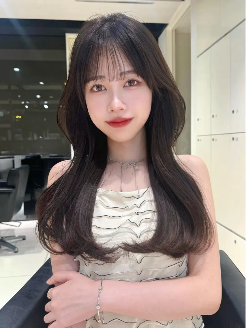 ロング カラー 髪質改善 トリートメント 髪質改善✖️艶カラー /sakura🎀✨のヘアスタイル