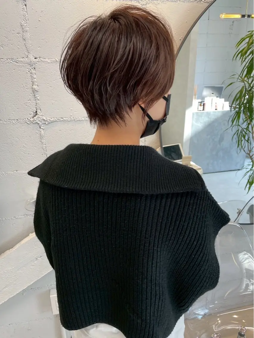 ショート ショートボブ ボブ ショートヘア HAKU 津久野のヘアスタイル