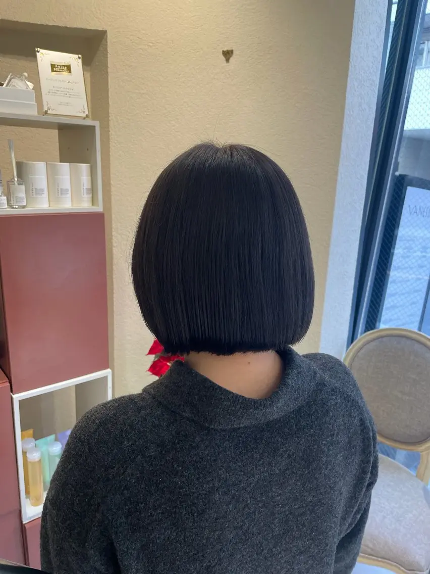 カラー グレージュ イルミナカラー ヘアカラー トリートメント 吉川沙知 /ナチュラルカラーのヘアスタイル