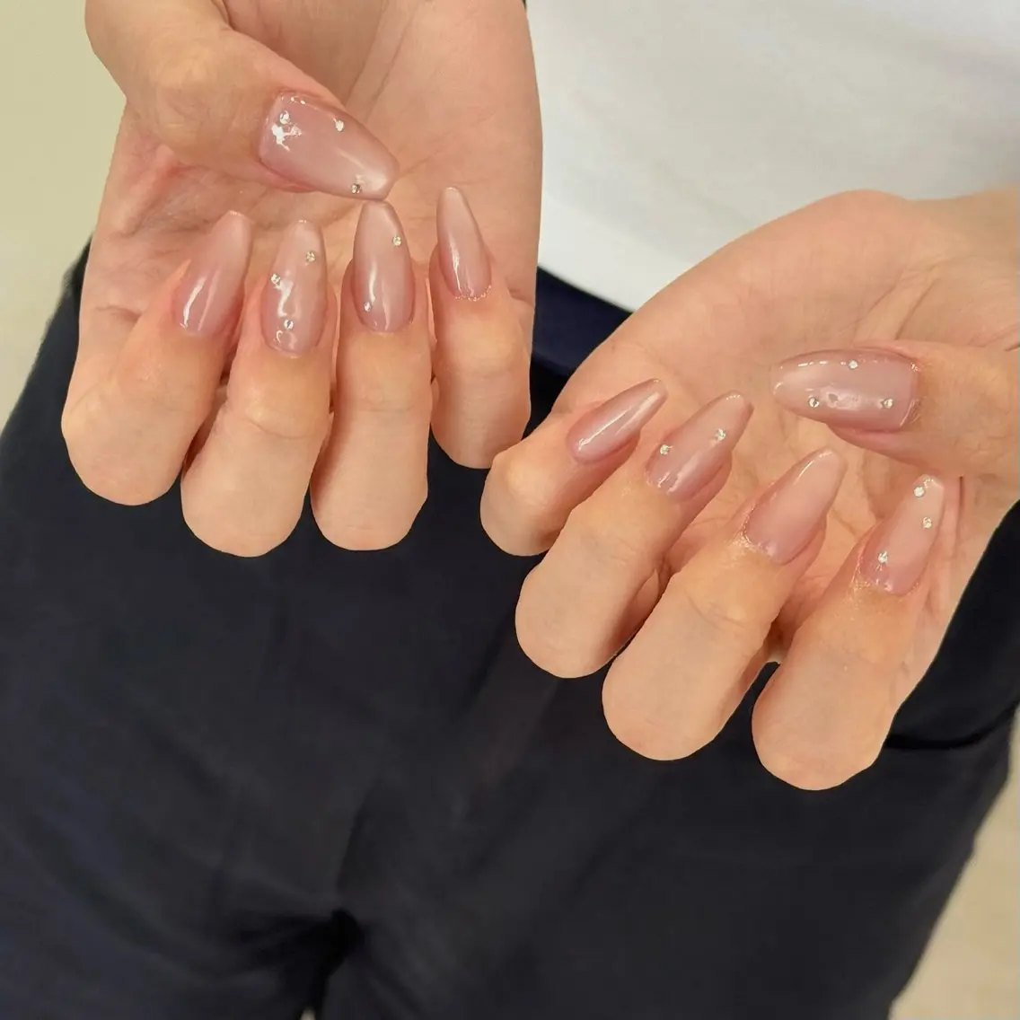 ネイル 韓国ネイル マグネットネイル ピンク ハンドネイル __shiho. nailのネイルデザイン