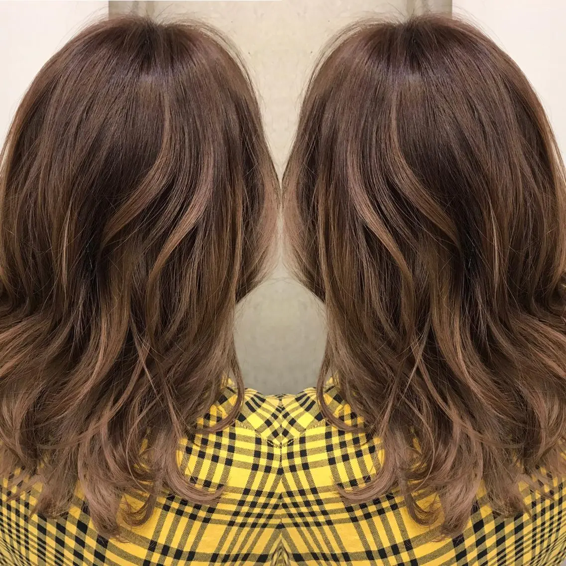 セミロング カラー ✨縮毛矯正/髪質改善 錦糸町/松坂拓馬のヘアスタイル