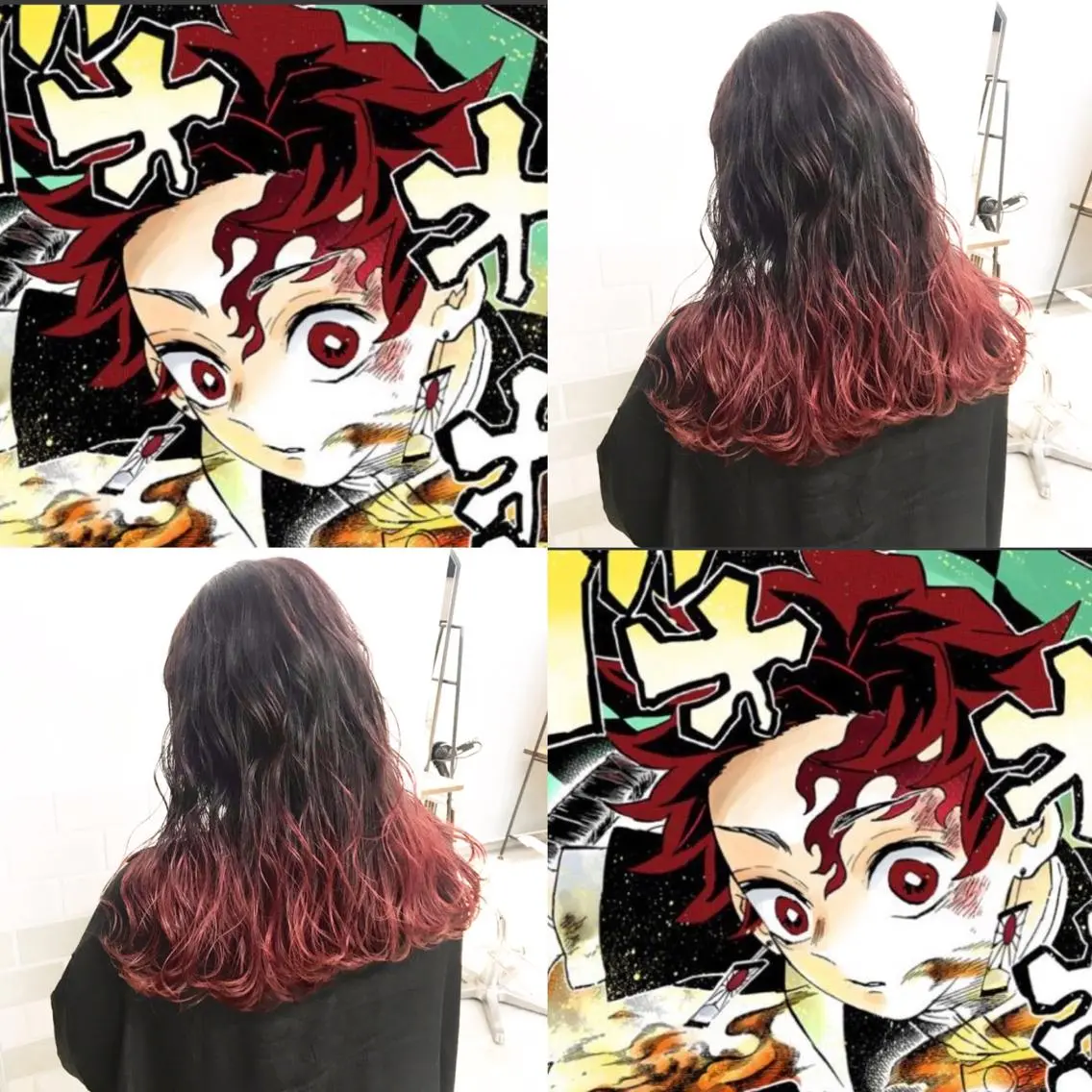 ロング カラー ヘアアレンジ ブリーチ ブラウンカラー レッドカラー レッドブラウン BAROQUE バロック立川のヘアスタイル